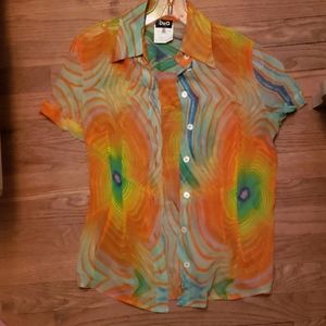 Beautiful Tie-Dye Dolce and Gabbana Button-down
